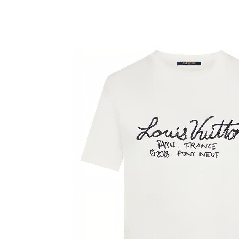 LV Kaos Logo Seri Huruf, Unisex, COD '-L-09