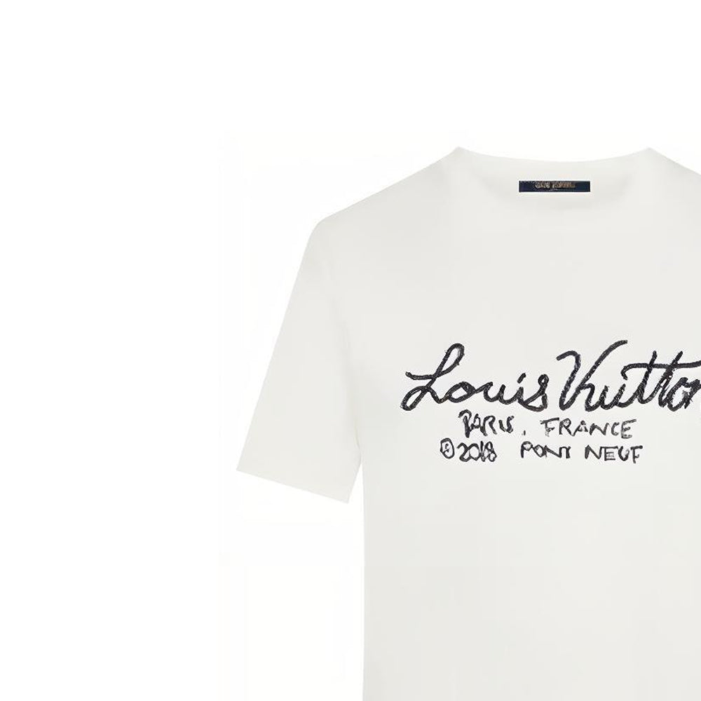 LV Kaos Logo Seri Huruf, Unisex, COD '-L-09