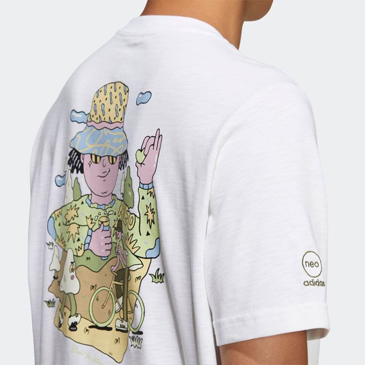 adidas Kaos Logo Seri Huruf, Unisex, COD '" AD-10