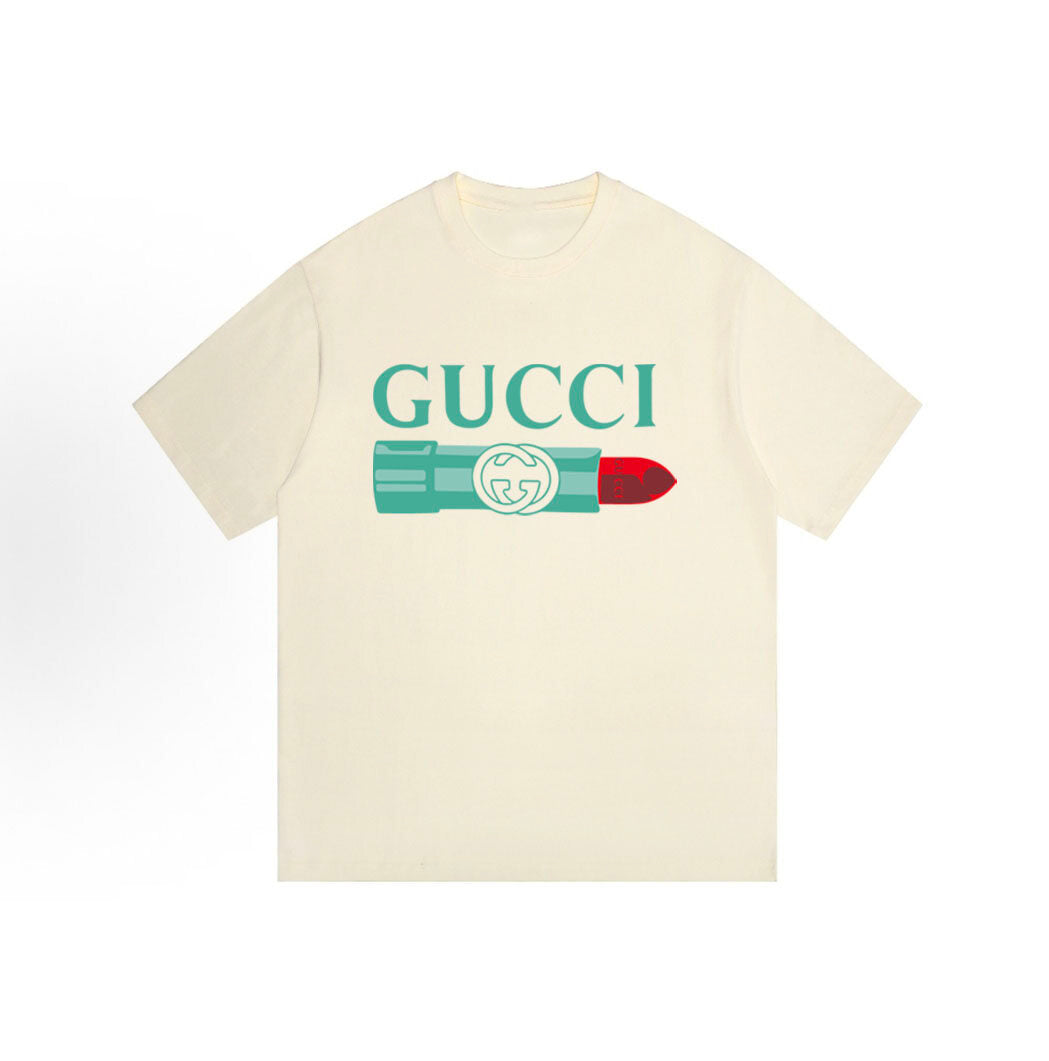 GUCCI Kaos Logo Seri Huruf, Unisex, COD '"    '"  G-01