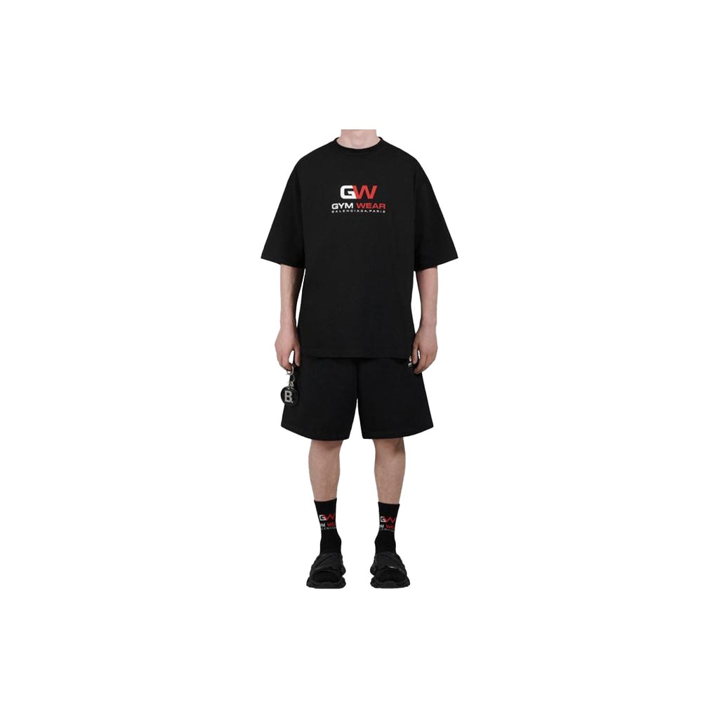 Kaos Pendek Balenciaga dengan Motif Gambar/Cetak, Cocok untuk Pria dan Wanita -BL-31