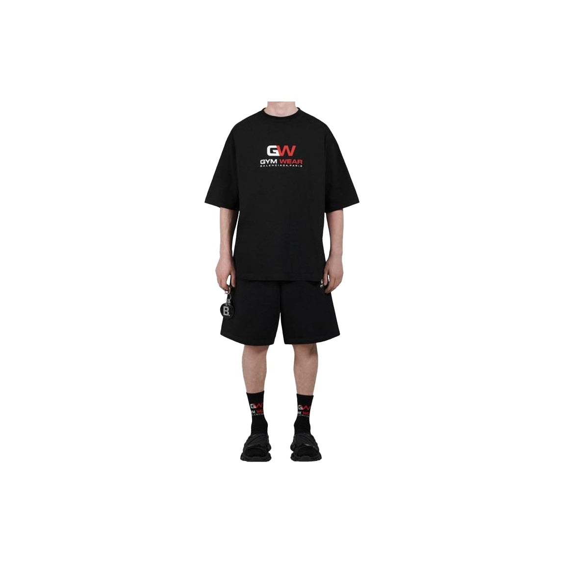 Kaos Pendek Balenciaga dengan Motif Gambar/Cetak, Cocok untuk Pria dan Wanita -BL-31