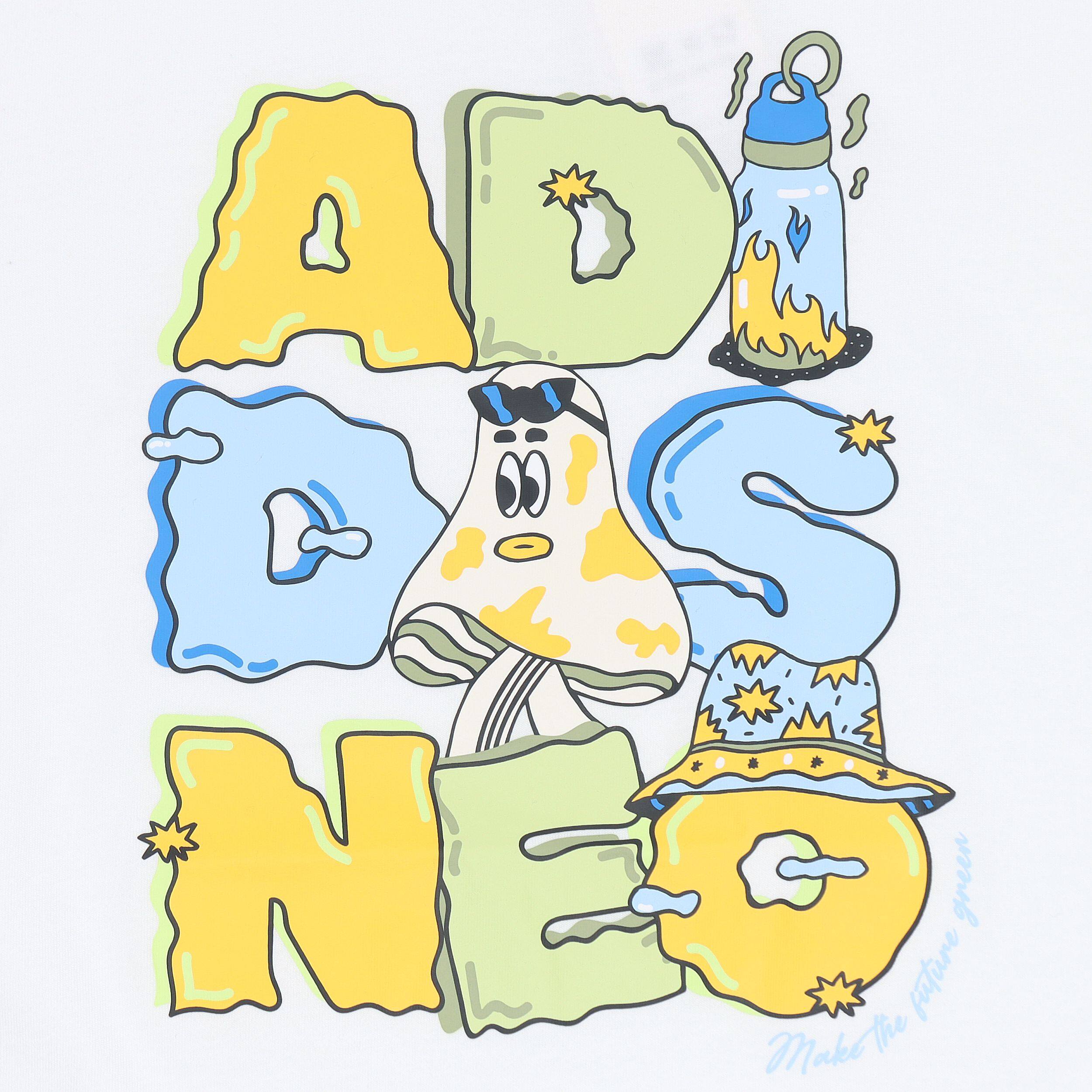 adidas Kaos Logo Seri Huruf, Unisex, COD '" AD-6