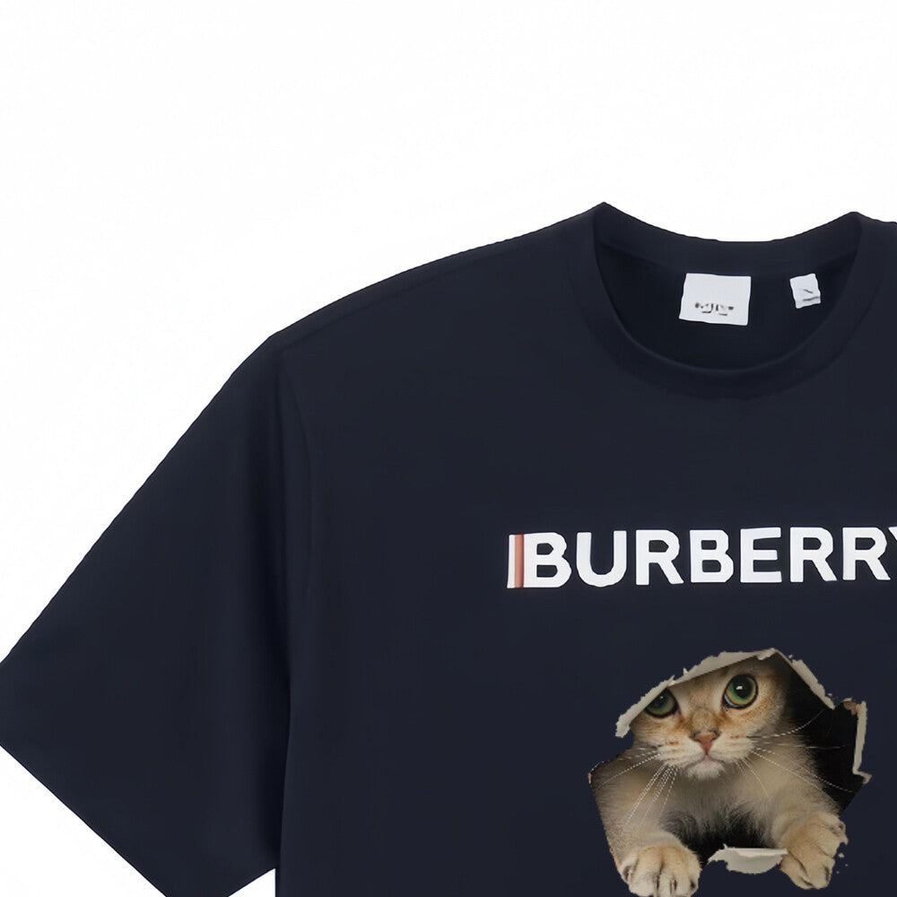 Burberry Kaos Logo Seri Huruf, Unisex, COD '"B-35