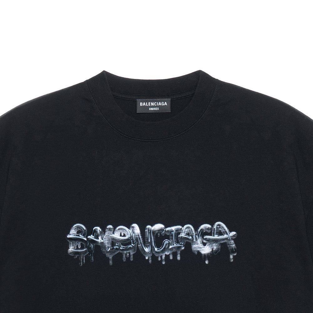 Kaos Pendek Balenciaga dengan Motif Gambar/Cetak, Cocok untuk Pria dan Wanita -BL-44