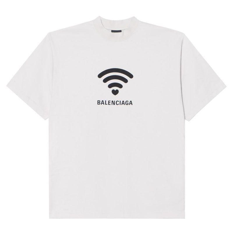 Kaos Pendek Balenciaga dengan Motif Gambar/Cetak, Cocok untuk Pria dan Wanita -BL-25