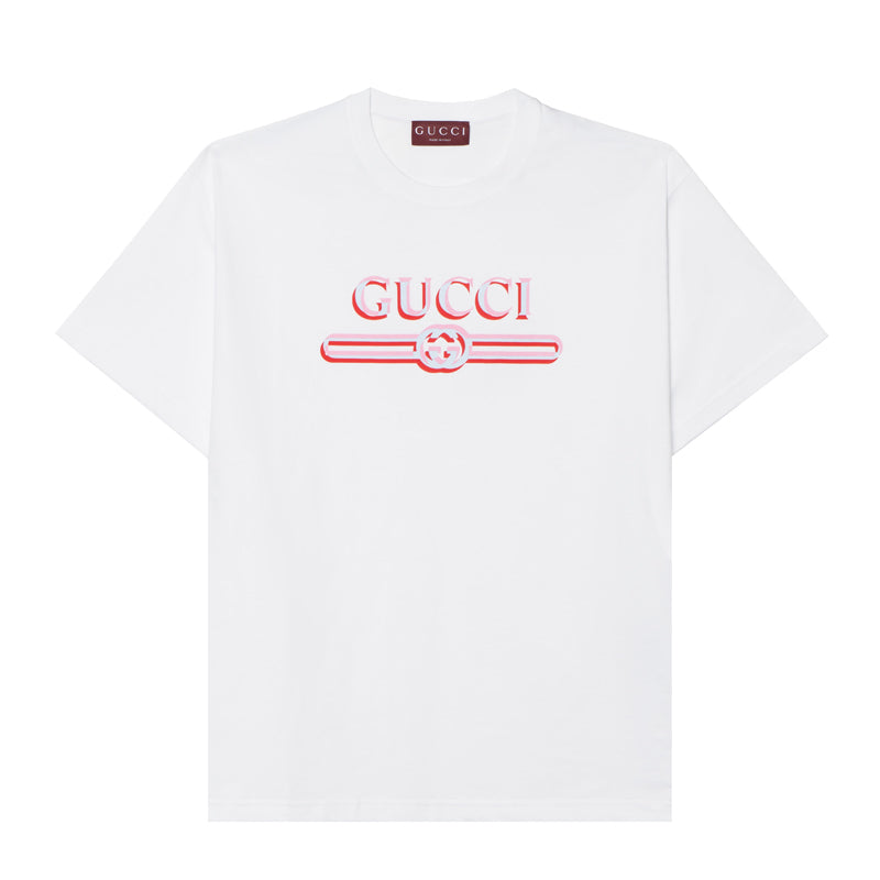 GUCCI Kaos Logo Seri Huruf, Unisex, COD '"    '"  G-30
