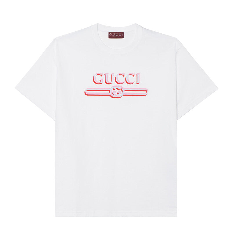 GUCCI Kaos Logo Seri Huruf, Unisex, COD '"    '"  G-30
