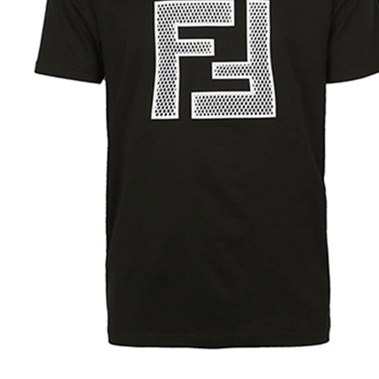 Kaos Pendek FENDI dengan Motif Gambar/Cetak, Cocok untuk Pria dan WanitaF-29