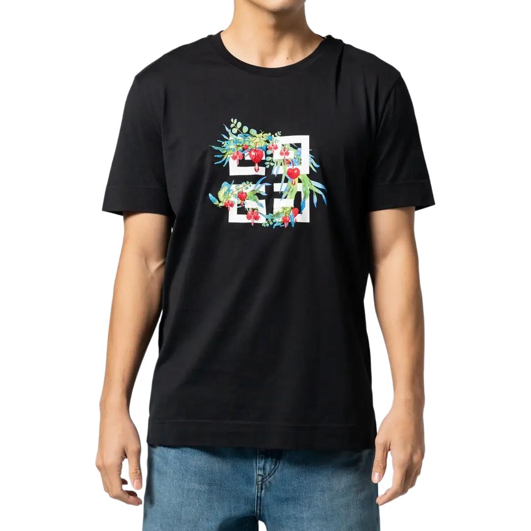 Kaos Givenchy Bermotif, Unisex -J-11