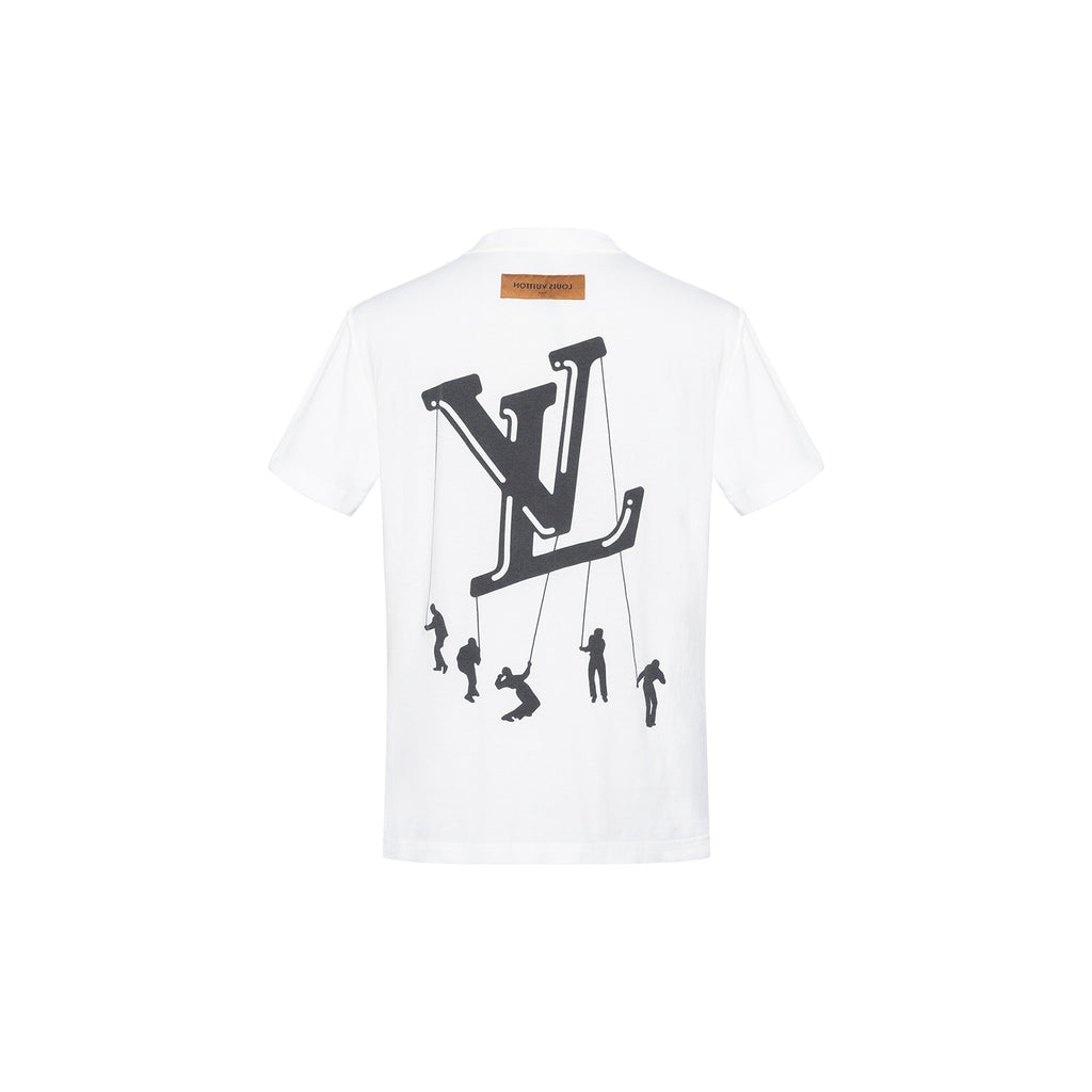 LV Kaos Logo Seri Huruf, Unisex, COD '-L-10