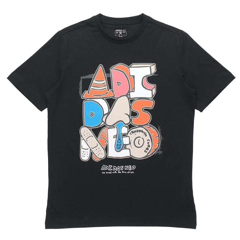 adidas Kaos Logo Seri Huruf, Unisex, COD '" AD-36