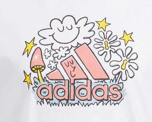 adidas Kaos Logo Seri Huruf, Unisex, COD '" AD-16