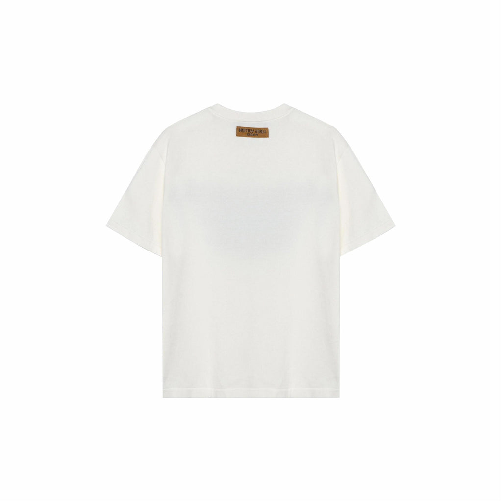 LV Kaos Logo Seri Huruf, Unisex, COD '-L-12