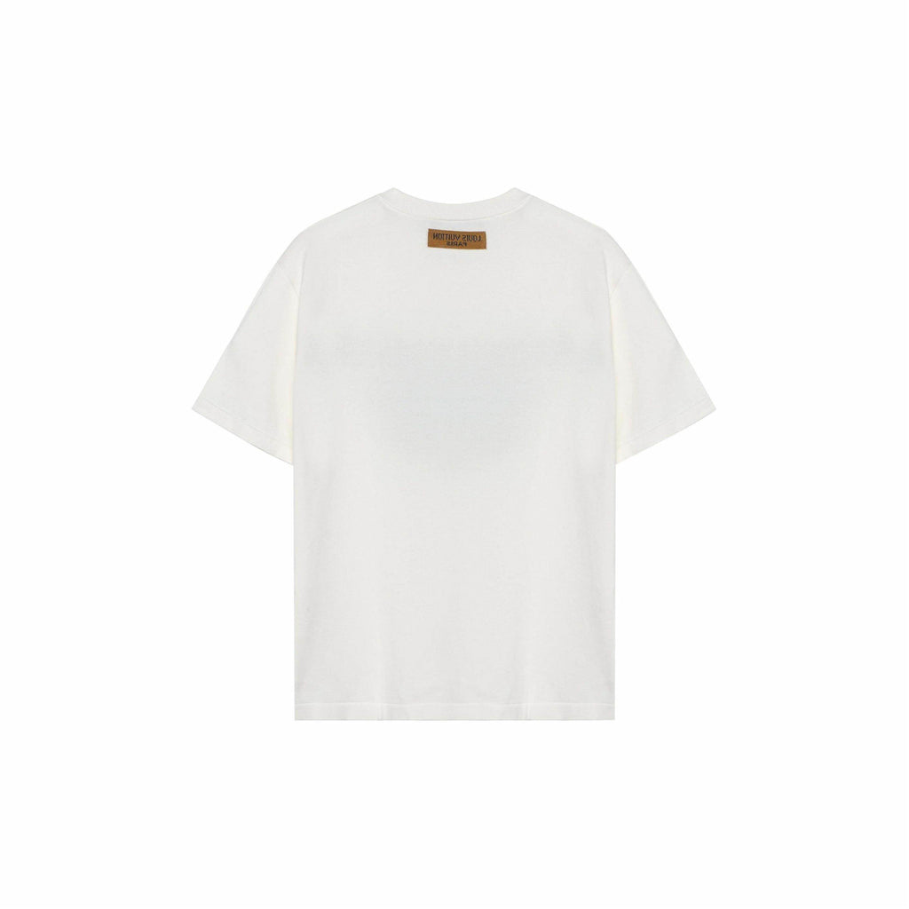 LV Kaos Logo Seri Huruf, Unisex, COD '-L-12