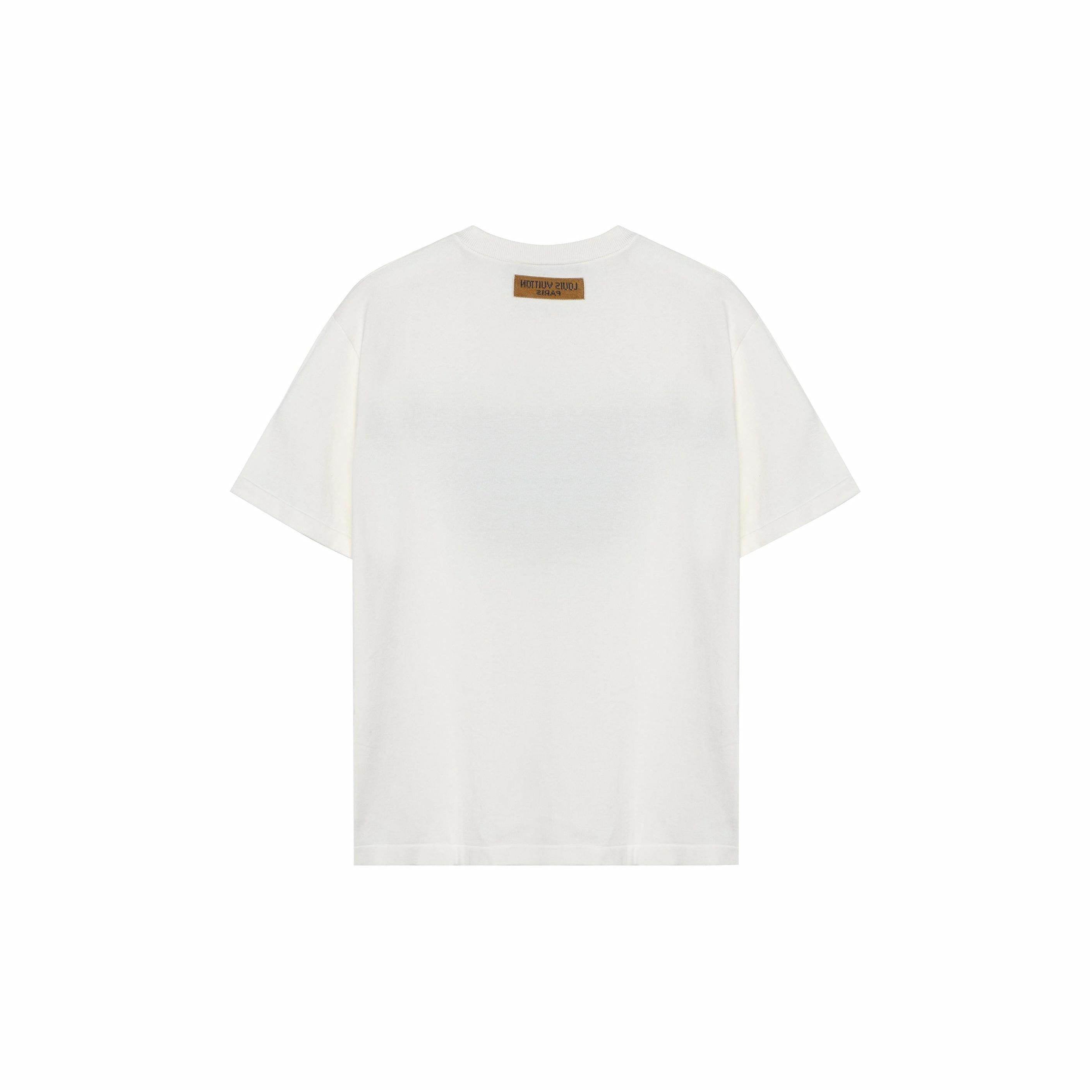 LV Kaos Logo Seri Huruf, Unisex, COD '-L-12