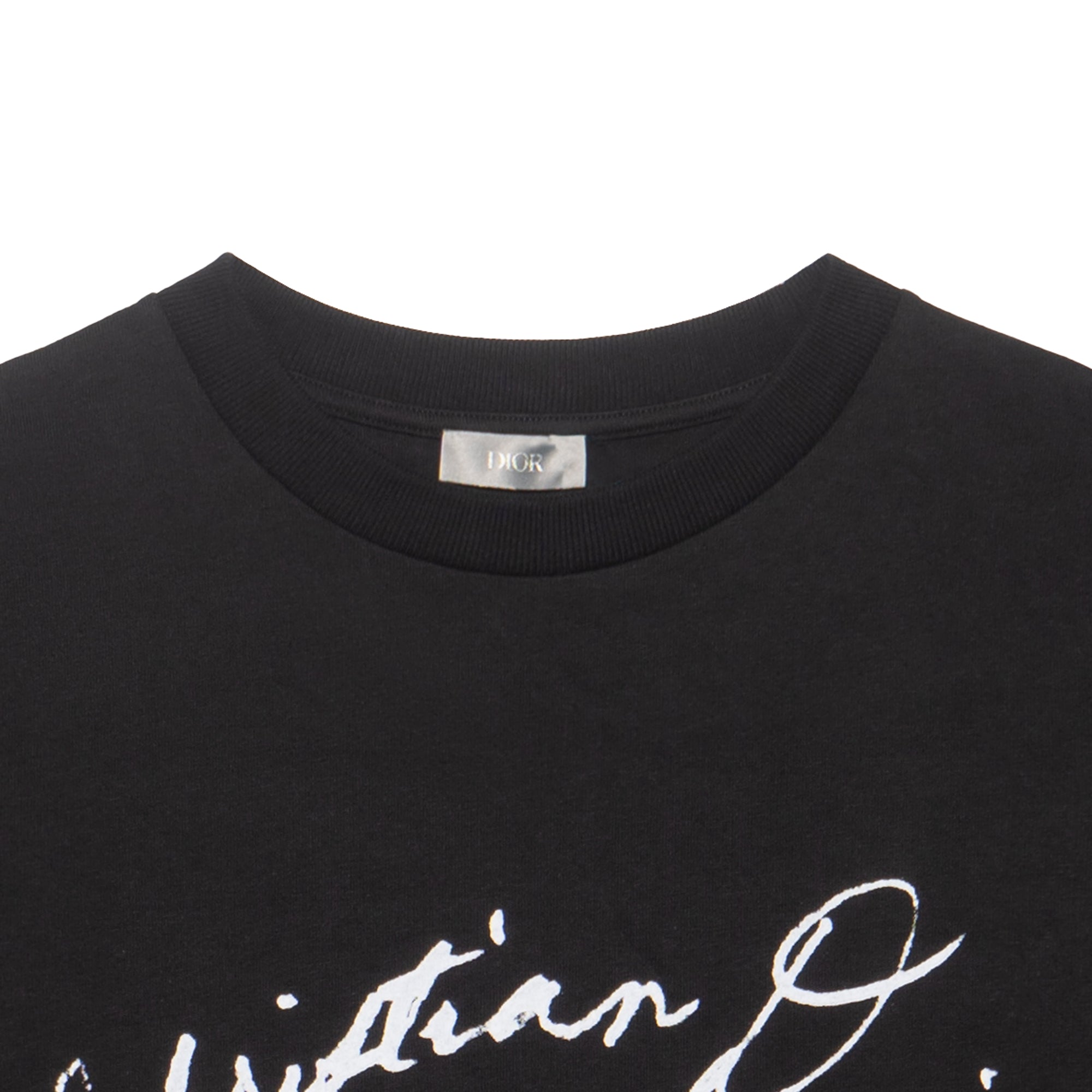 Kaos Pendek DIOR dengan Motif Gambar/Cetak, Cocok untuk Pria dan Wanita  -D-04