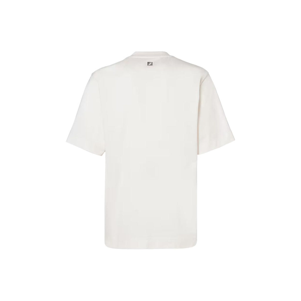 Kaos Pendek FENDI dengan Motif Gambar/Cetak, Cocok untuk Pria dan WanitaF-39