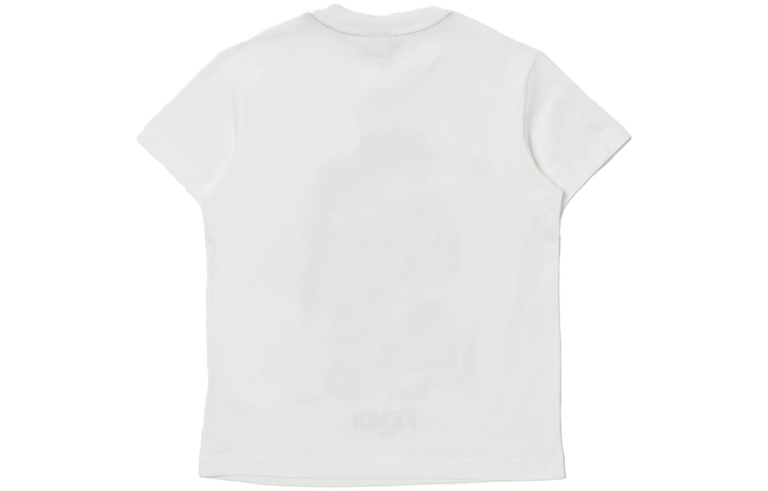 Kaos Pendek FENDI dengan Motif Gambar/Cetak, Cocok untuk Pria dan WanitaF-42