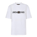 Kaos Pendek FENDI dengan Motif Gambar/Cetak, Cocok untuk Pria dan WanitaF-16