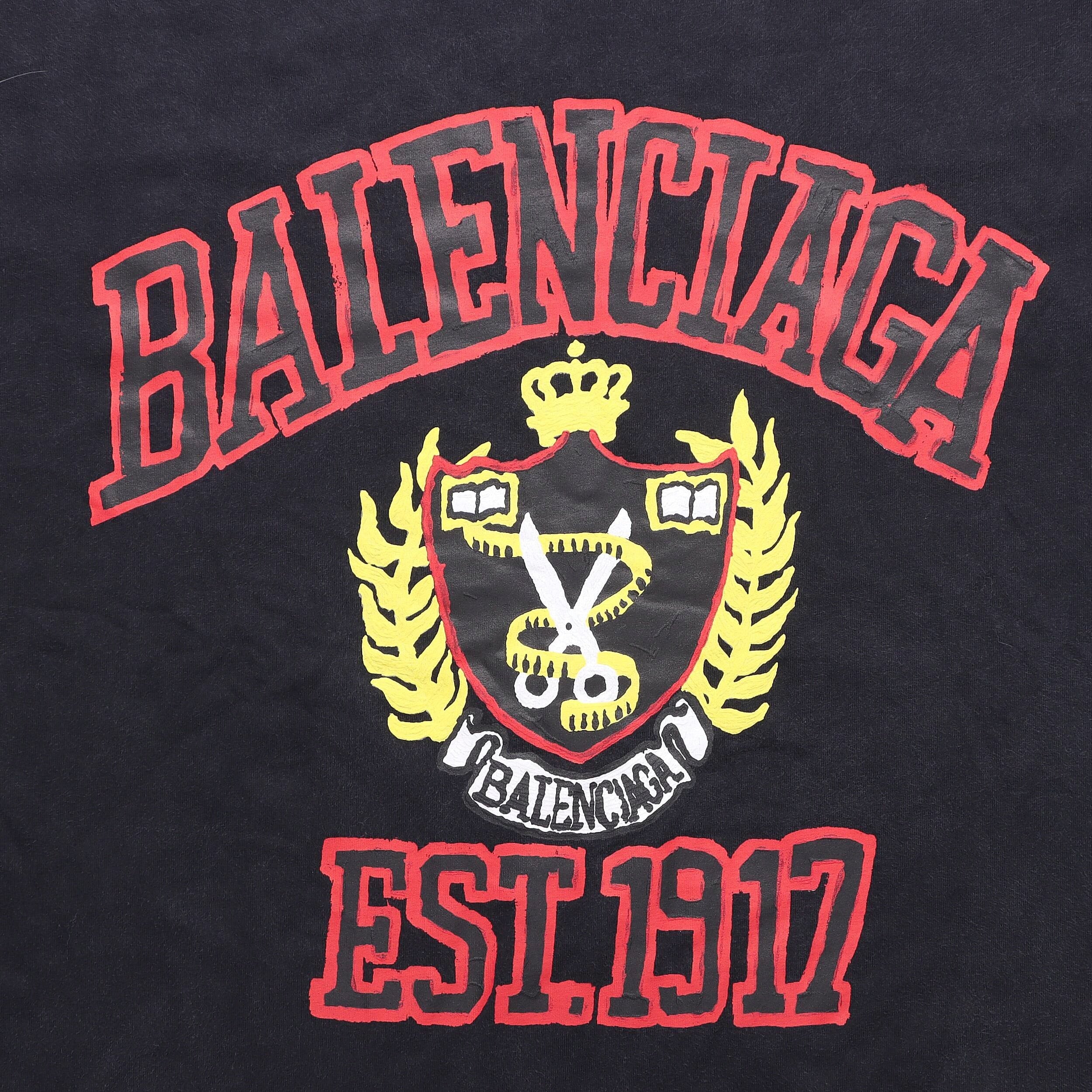Kaos Pendek Balenciaga dengan Motif Gambar/Cetak, Cocok untuk Pria dan Wanita -BL-14