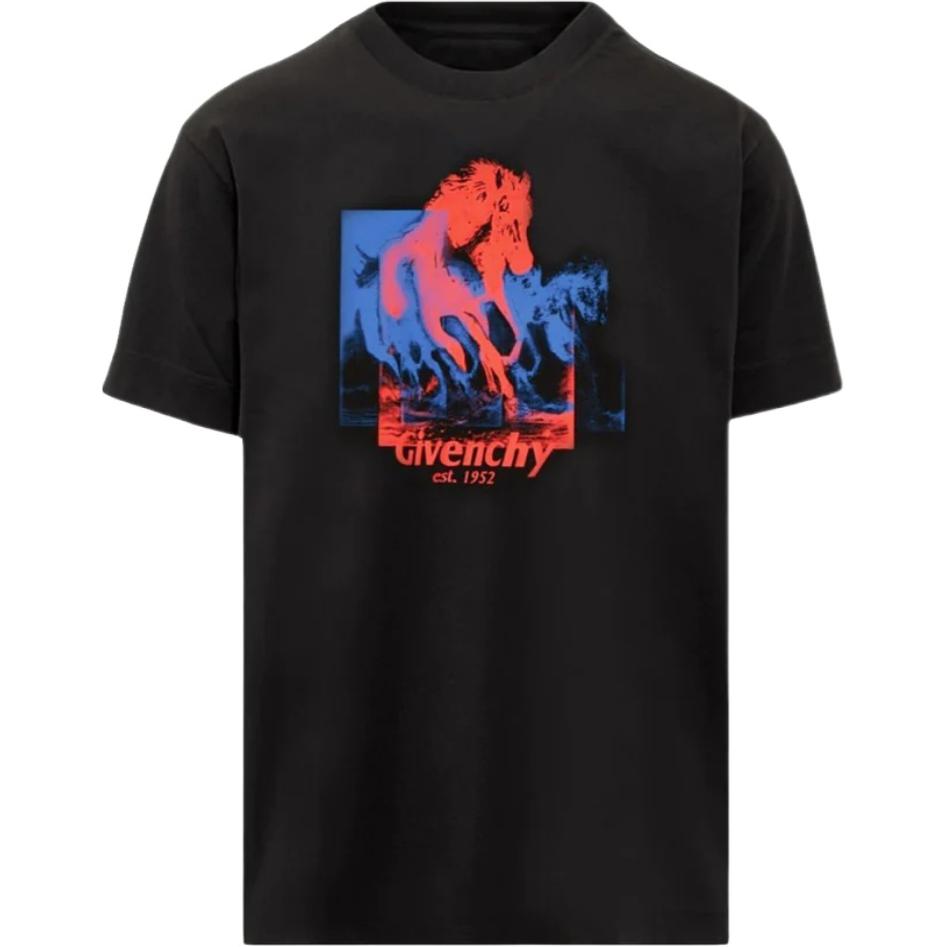 Kaos Givenchy Bermotif, Unisex -J-14
