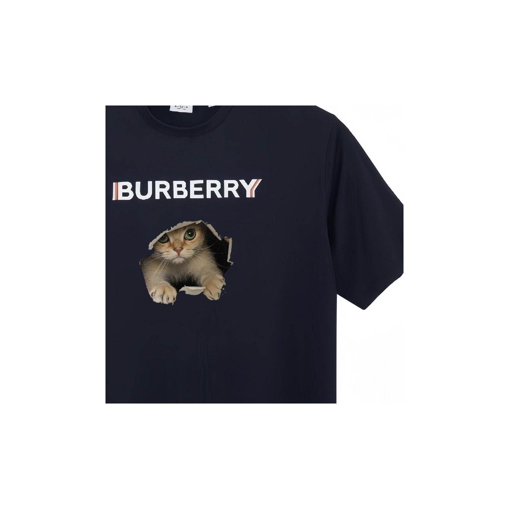 Burberry Kaos Logo Seri Huruf, Unisex, COD '"B-35