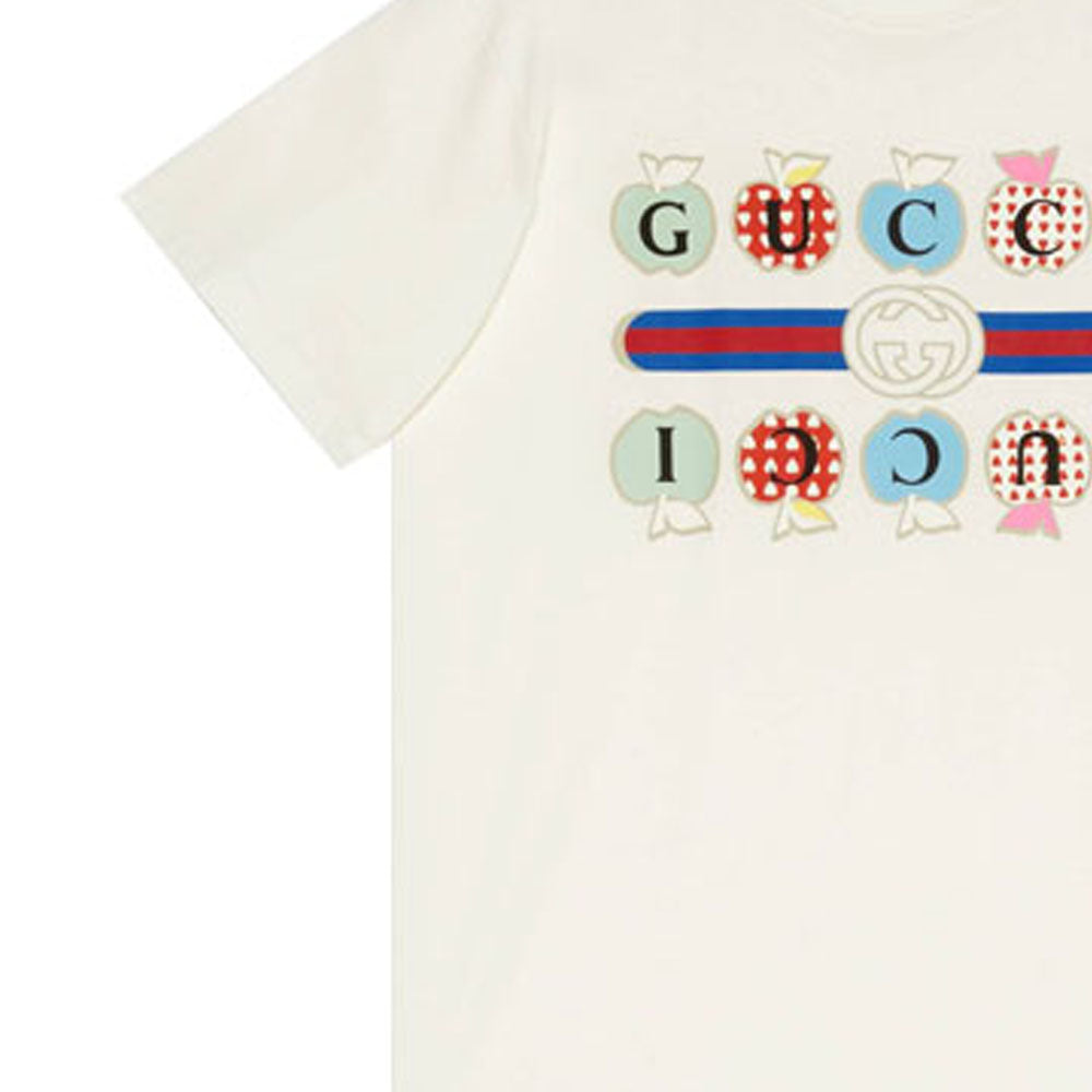 GUCCI Kaos Logo Seri Huruf, Unisex, COD '"    '"  G-32