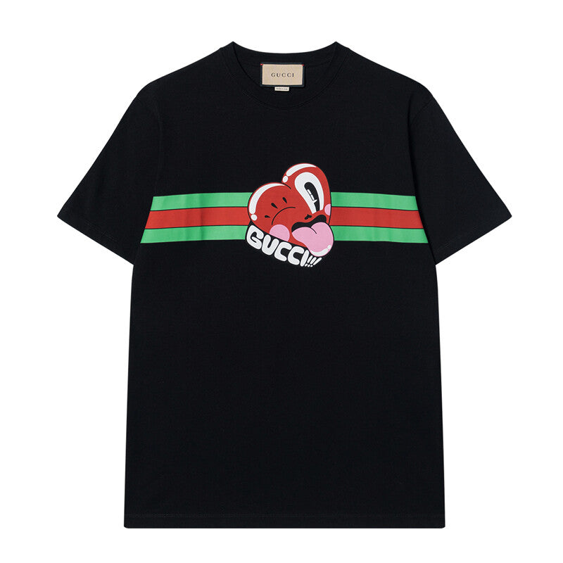 GUCCI Kaos Logo Seri Huruf, Unisex, COD '"  G-100