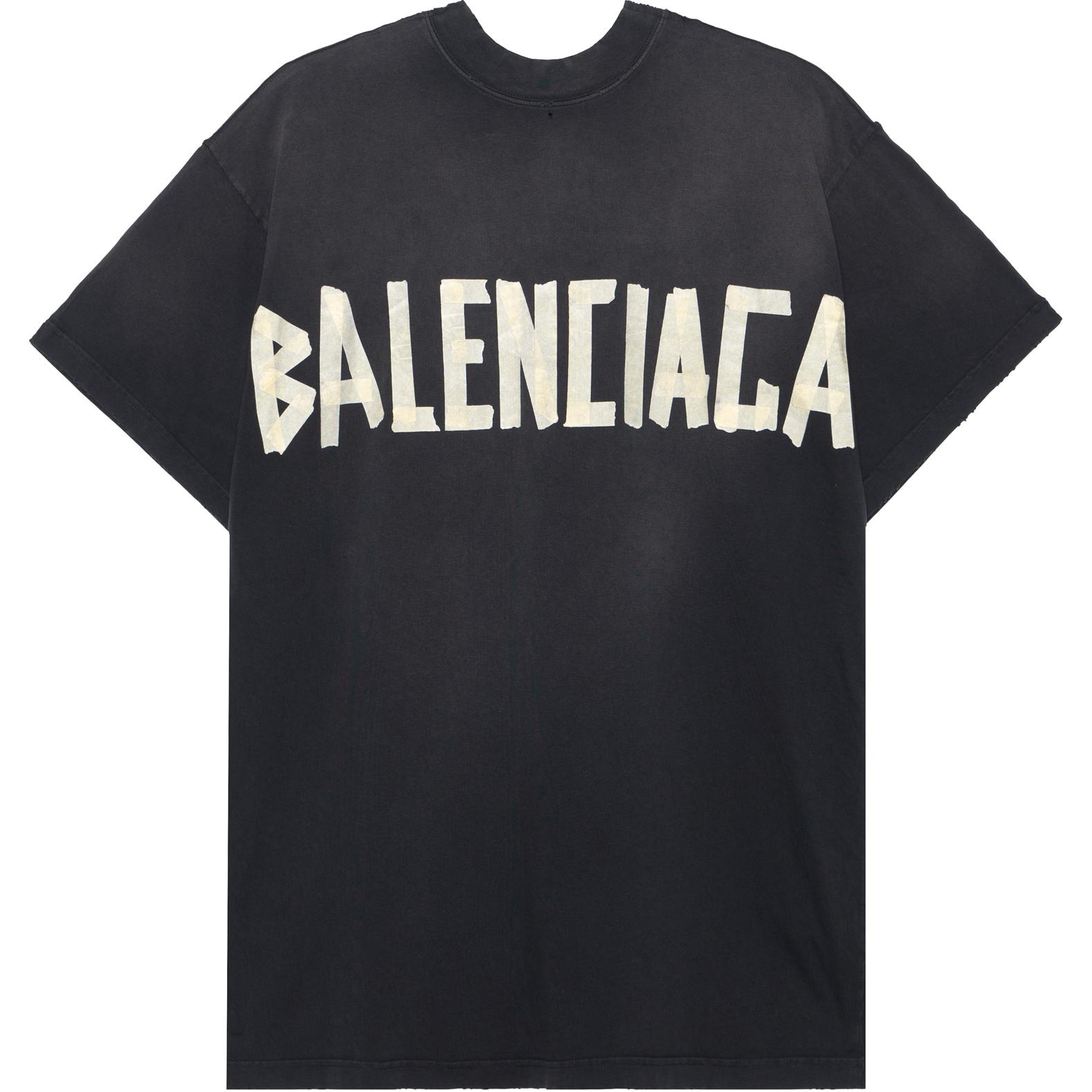 Kaos Pendek Balenciaga dengan Motif Gambar/Cetak, Cocok untuk Pria dan Wanita -BL-29