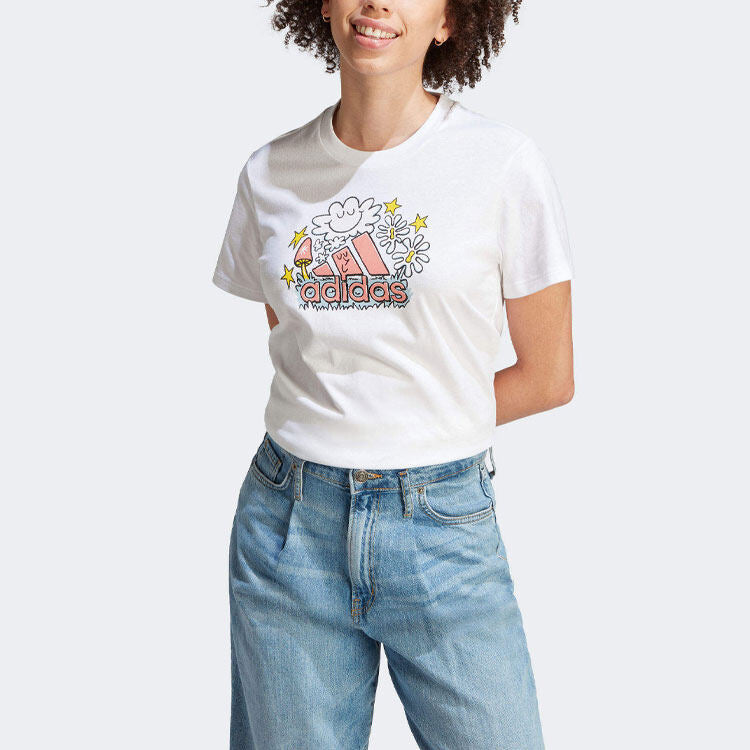 adidas Kaos Logo Seri Huruf, Unisex, COD '" AD-22