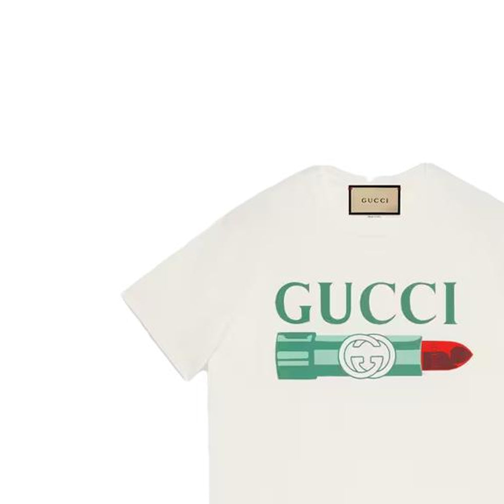 GUCCI Kaos Logo Seri Huruf, Unisex, COD '"    '"  G-01