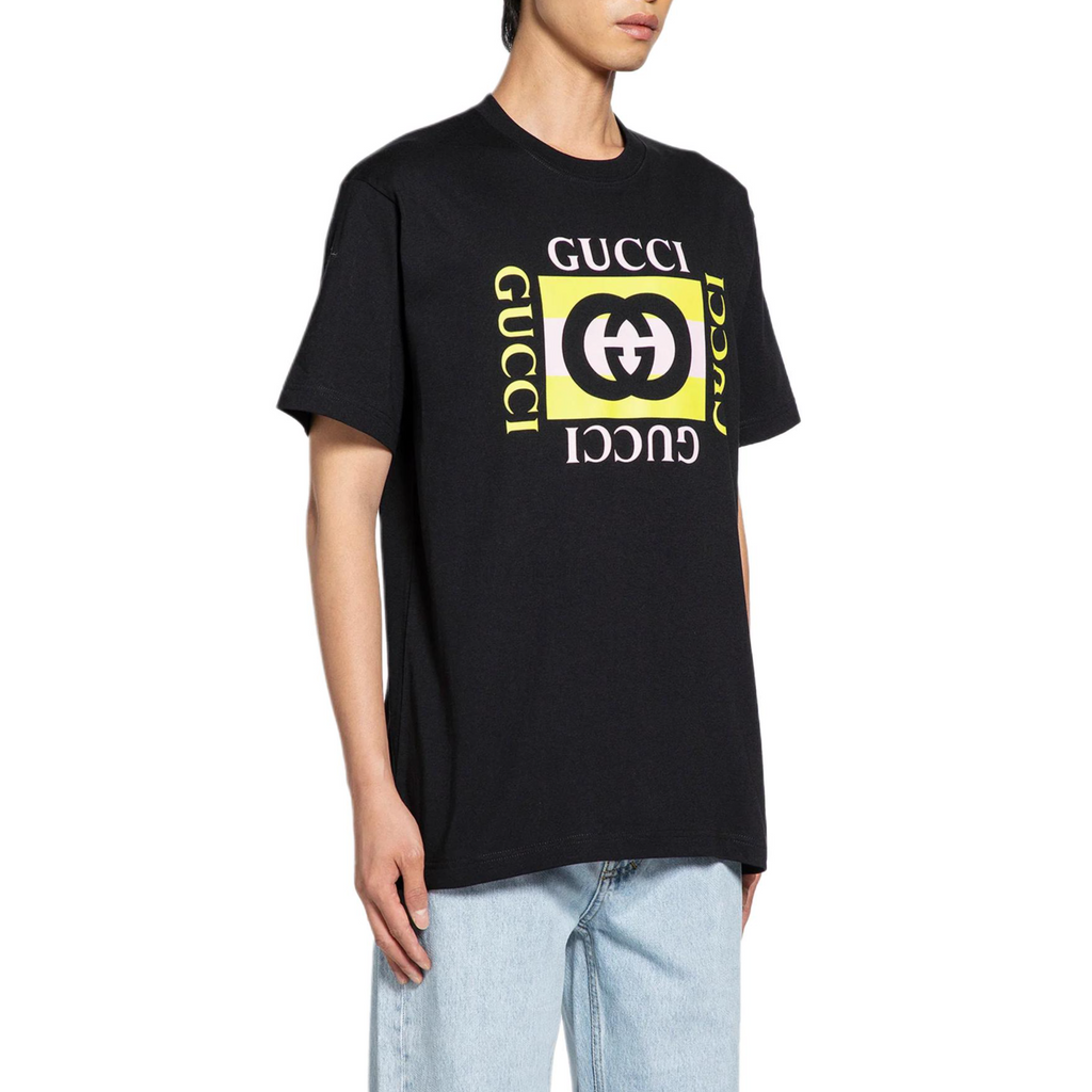 GUCCI Kaos Logo Seri Huruf, Unisex, COD '"    '"  G-06
