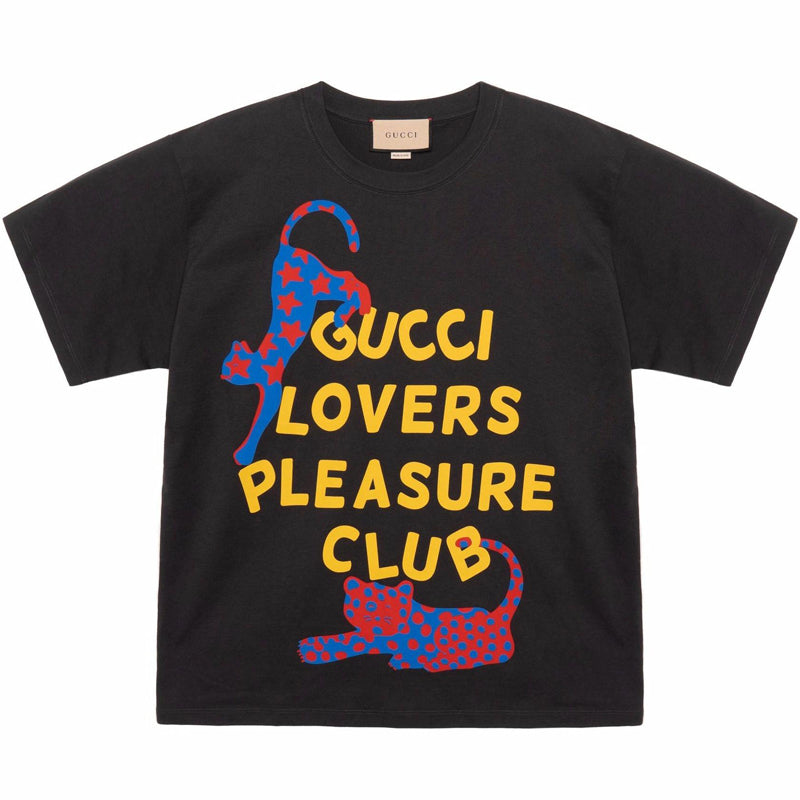 GUCCI Kaos Logo Seri Huruf, Unisex, COD '"  G-98