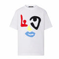 LV Kaos Logo Seri Huruf, Unisex, COD '-L-15