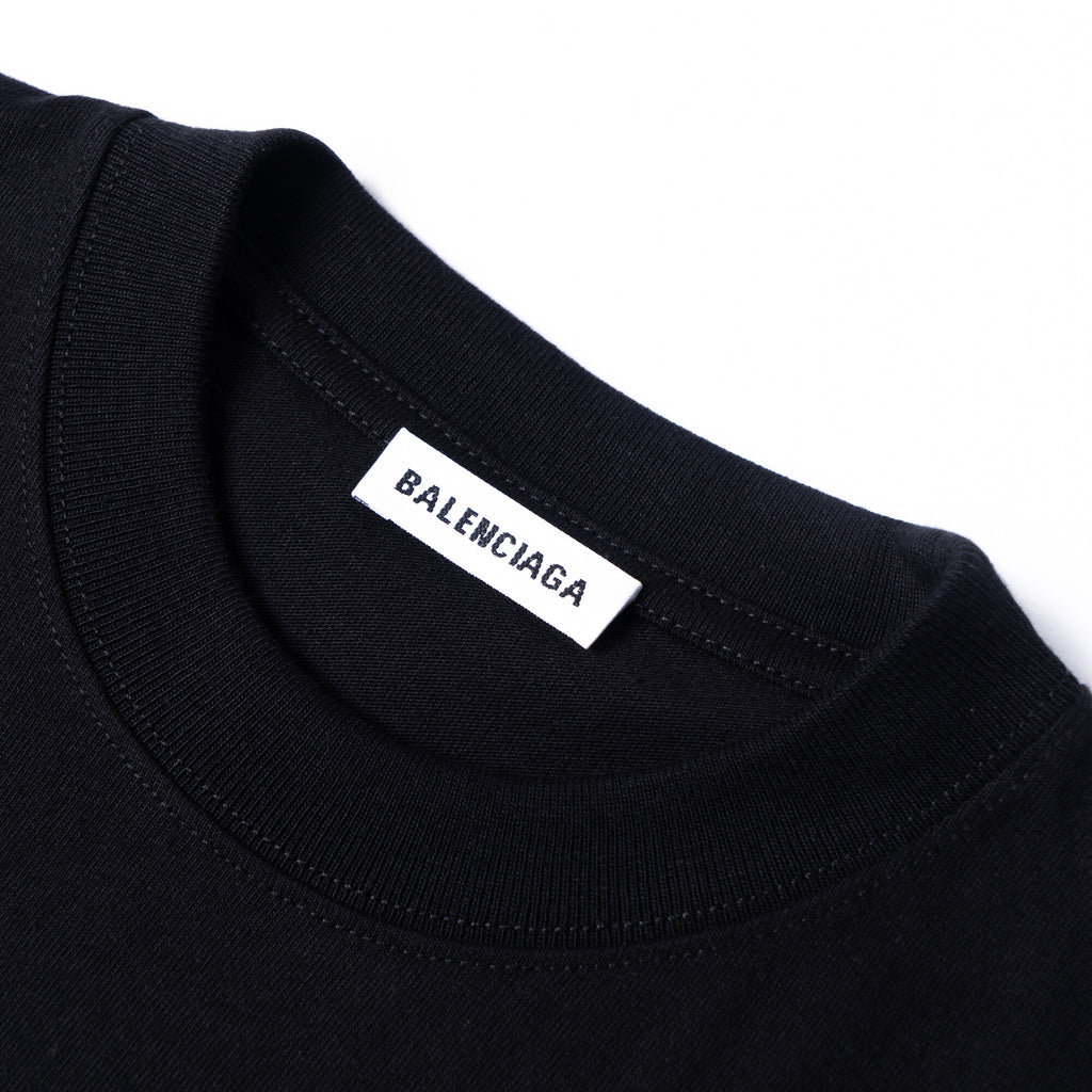 Kaos Pendek Balenciaga dengan Motif Gambar/Cetak, Cocok untuk Pria dan Wanita -BL-15