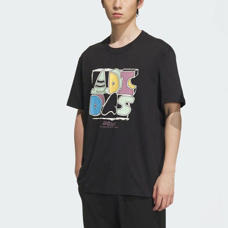 adidas Kaos Logo Seri Huruf, Unisex, COD '" AD-15