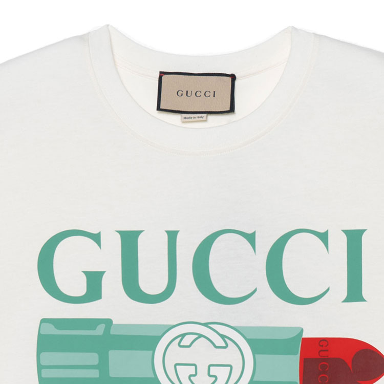 GUCCI Kaos Logo Seri Huruf, Unisex, COD '"    '"  G-01