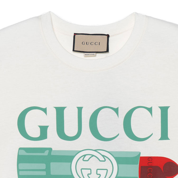 GUCCI Kaos Logo Seri Huruf, Unisex, COD '"    '"  G-01