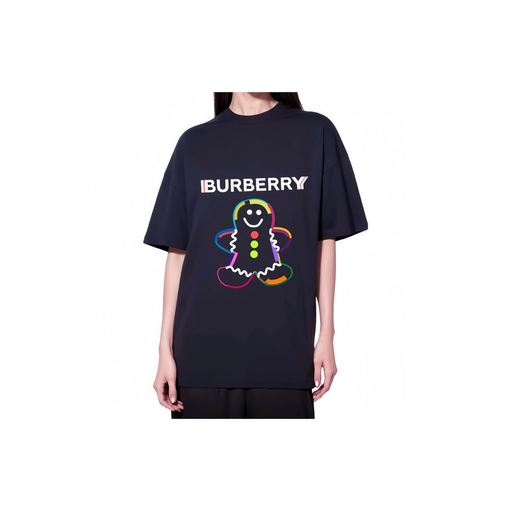Burberry Kaos Logo Seri Huruf, Unisex, COD '"B-14