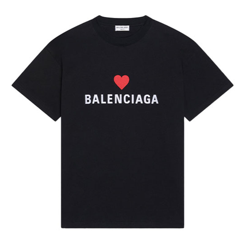 Kaos Pendek Balenciaga dengan Motif Gambar/Cetak, Cocok untuk Pria dan Wanita -BL-38