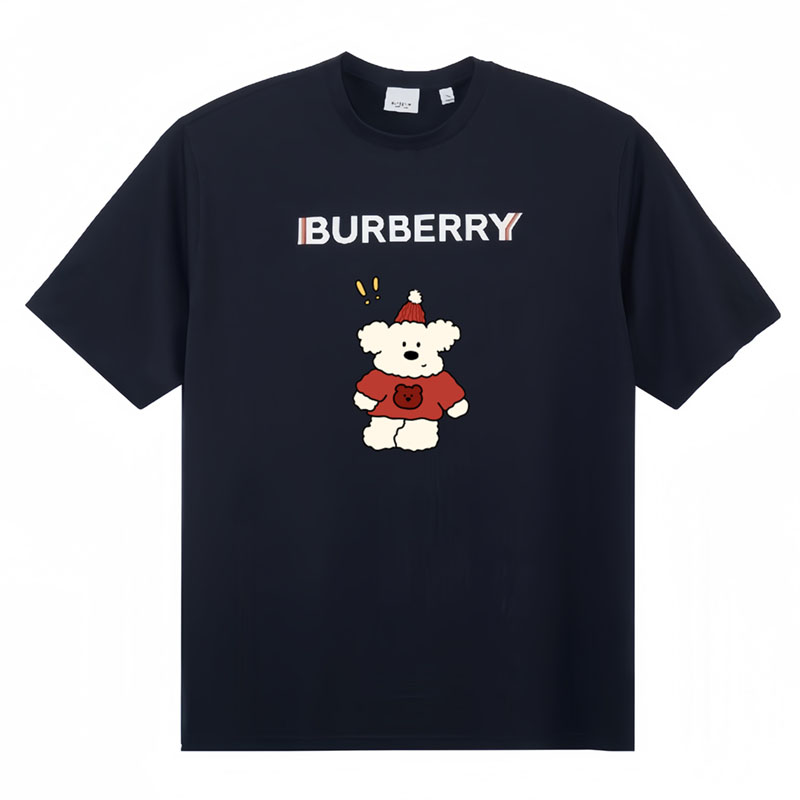 Burberry Kaos Logo Seri Huruf, Unisex, COD '"B-34