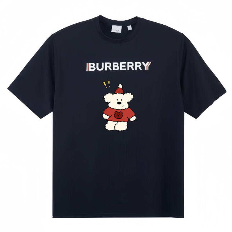 Burberry Kaos Logo Seri Huruf, Unisex, COD '"B-34