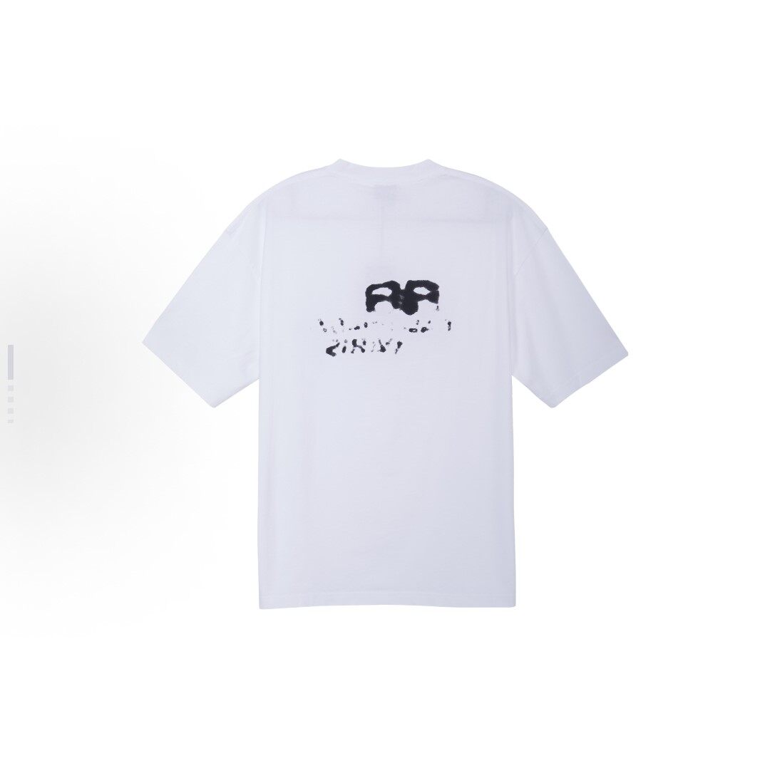 Kaos Pendek Balenciaga dengan Motif Gambar/Cetak, Cocok untuk Pria dan Wanita -BA-4