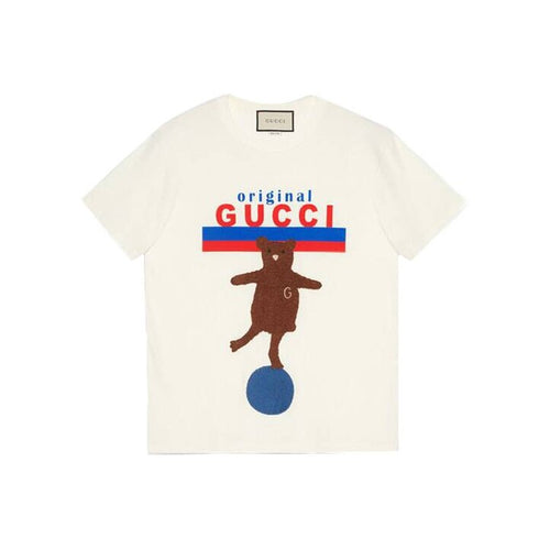 GUCCI Kaos Logo Seri Huruf, Unisex, COD '"    '"  G-60