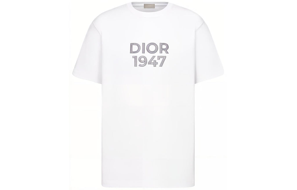 Kaos Pendek DIOR dengan Motif Gambar/Cetak, Cocok untuk Pria dan Wanita  -D-13