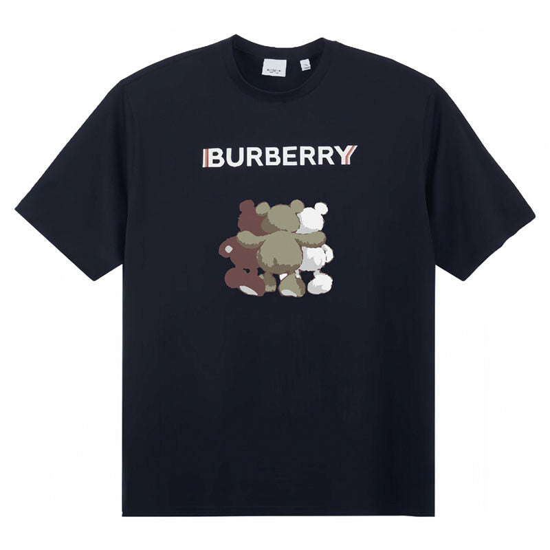 Burberry Kaos Logo Seri Huruf, Unisex, COD '"B-44