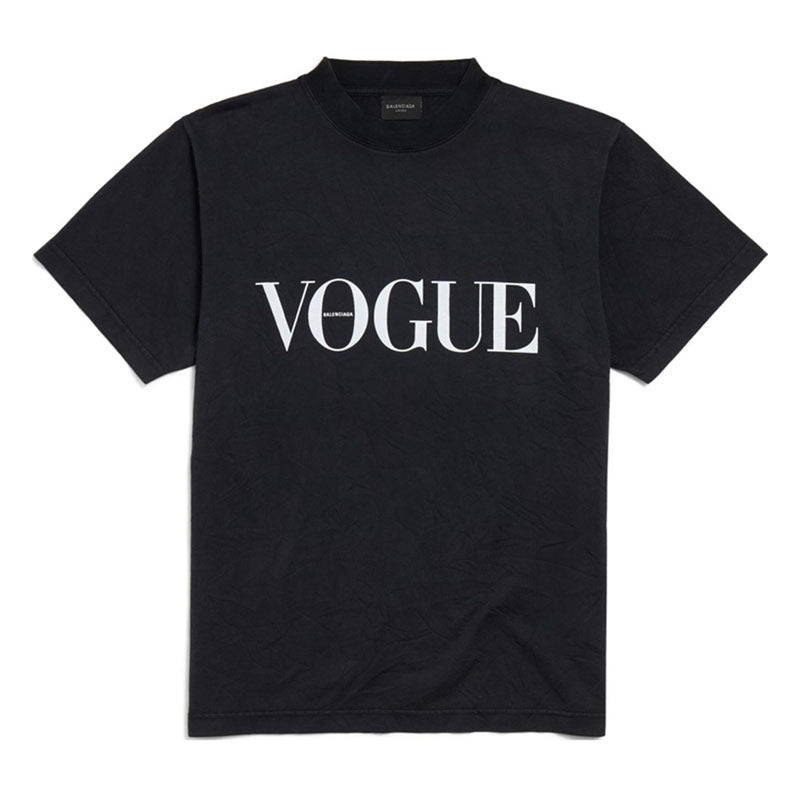 Kaos Pendek Balenciaga dengan Motif Gambar/Cetak, Cocok untuk Pria dan Wanita -BL-48