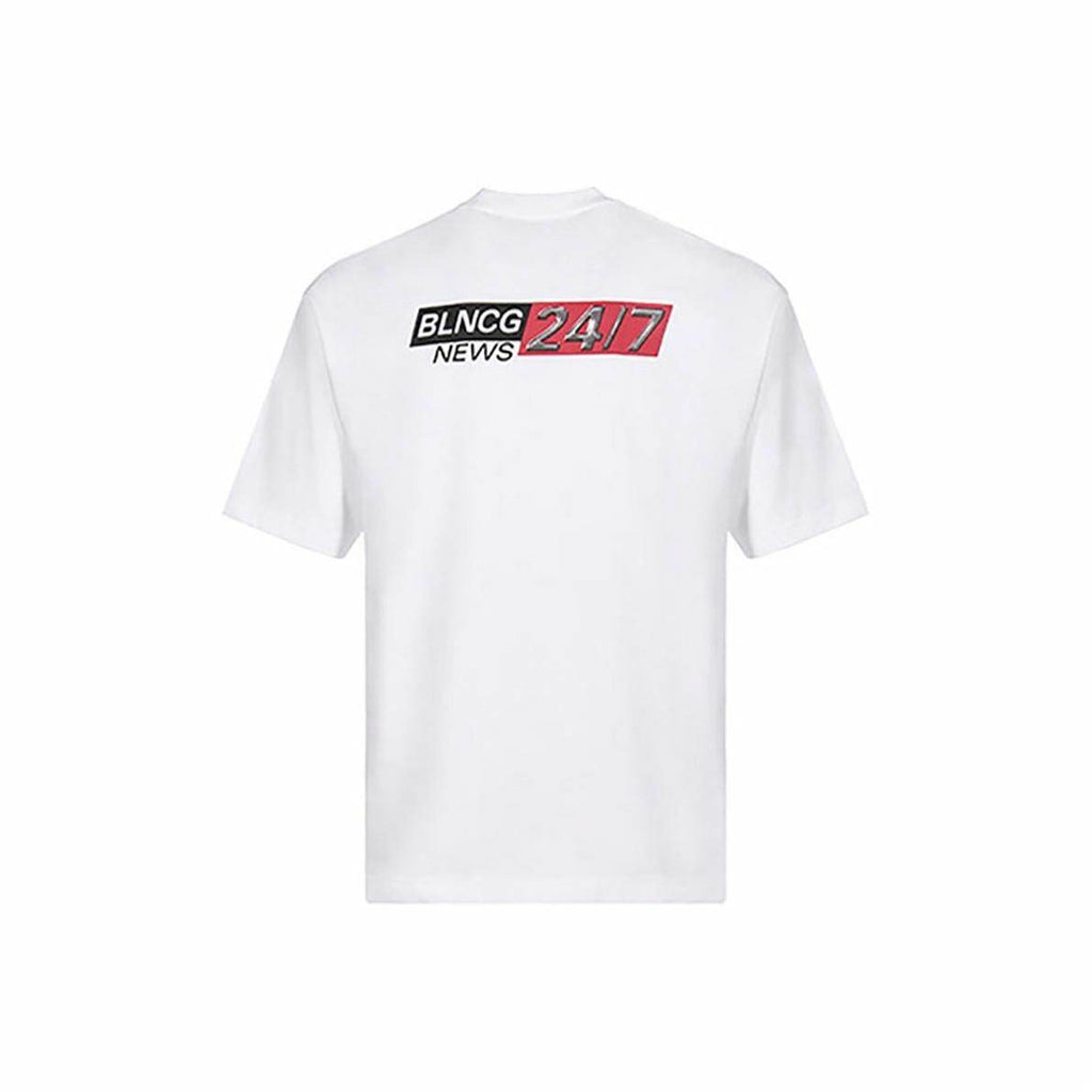 Kaos Pendek Balenciaga dengan Motif Gambar/Cetak, Cocok untuk Pria dan Wanita -BL-52