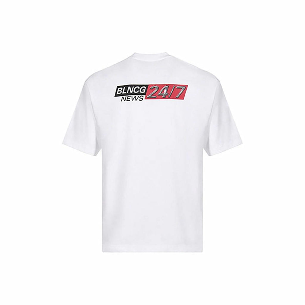 Kaos Pendek Balenciaga dengan Motif Gambar/Cetak, Cocok untuk Pria dan Wanita -BL-52